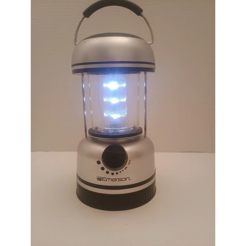 Emerson 12 LED P Lantern Indoor/Outdoor Handheld/Hook Freestand Adjustable Light